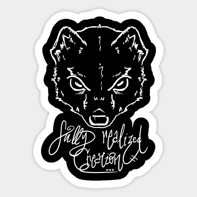 Fully Realized Sticker by chaoticdesperate